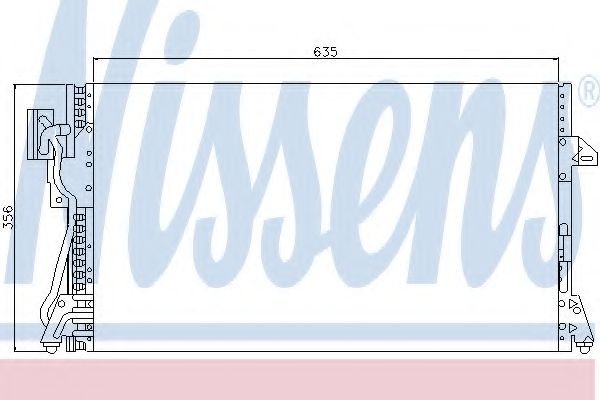 NISSENS 94265 Конденсатор, кондиционер для CHRYSLER (Крайслер) NISSENS 94265 Конденсатор, кондиционер для CHRYSLER (Крайслер)