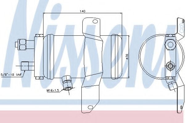 NISSENS 95049 Осушитель, кондиционер для SAAB (Сааб) NISSENS 95049 Осушитель, кондиционер для SAAB (Сааб)