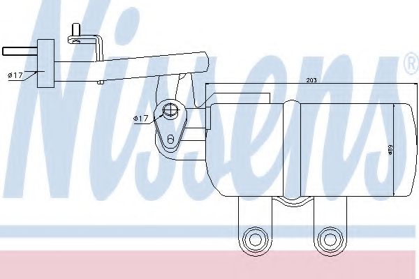 NISSENS 95332 Осушитель, кондиционер для FORD FOCUS II (Форд Фокус 2) NISSENS 95332 Осушитель, кондиционер для FORD FOCUS II (Форд Фокус 2)