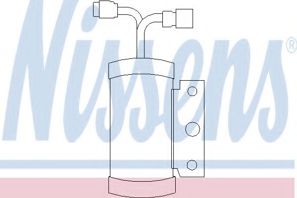 NISSENS 95075 Осушитель, кондиционер для MAZDA 323 C IV (Мазда 323 c иv) NISSENS 95075 Осушитель, кондиционер для MAZDA 323 C IV (Мазда 323 c иv)