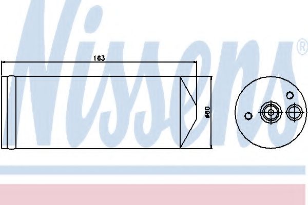 NISSENS 95362 Осушитель, кондиционер для DODGE CARAVAN (Додж Караван) NISSENS 95362 Осушитель, кондиционер для DODGE CARAVAN (Додж Караван)