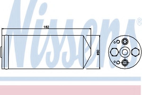 NISSENS 95345 Осушитель, кондиционер для MAZDA 323 C IV (Мазда 323 c иv) NISSENS 95345 Осушитель, кондиционер для MAZDA 323 C IV (Мазда 323 c иv)