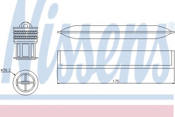 NISSENS 95456 Осушитель, кондиционер для FIAT BRAVO II (Фиат Брава 2) NISSENS 95456 Осушитель, кондиционер для FIAT BRAVO II (Фиат Брава 2)