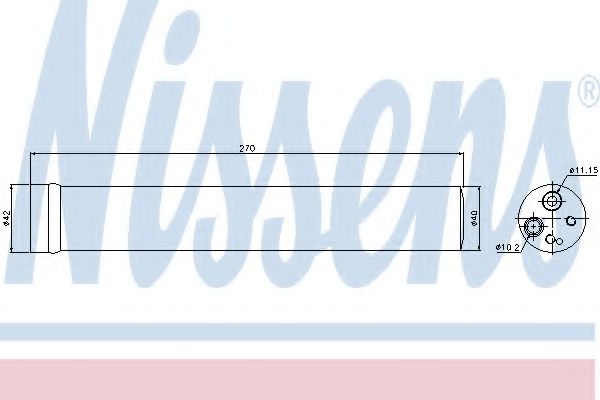 NISSENS 95504 Осушитель, кондиционер для RENAULT KANGOO (Рено Кангу) NISSENS 95504 Осушитель, кондиционер для RENAULT KANGOO (Рено Кангу)