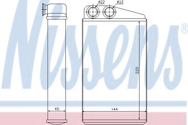 NISSENS 73249 Теплообменник, отопление салона для RENAULT MEGANE II ER (Рено Меган 2 ер) NISSENS 73249 Теплообменник, отопление салона для RENAULT MEGANE II ER (Рено Меган 2 ер)