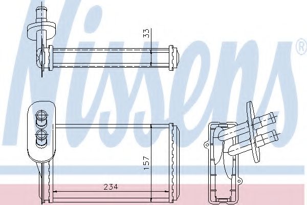 NISSENS 73962 Теплообменник, отопление салона для VOLKSWAGEN SCIROCCO (Фольксваген Сcироccо) NISSENS 73962 Теплообменник, отопление салона для VOLKSWAGEN SCIROCCO (Фольксваген Сcироccо)
