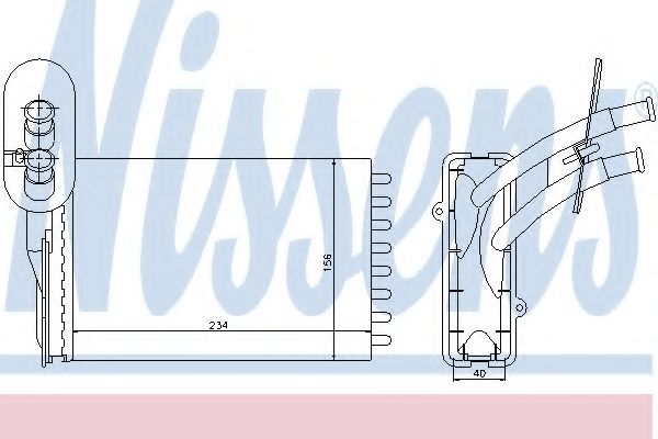 NISSENS 73961 Теплообменник, отопление салона для VOLKSWAGEN SCIROCCO (Фольксваген Сcироccо) NISSENS 73961 Теплообменник, отопление салона для VOLKSWAGEN SCIROCCO (Фольксваген Сcироccо)