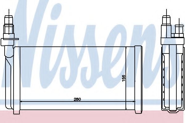 NISSENS 70011 Теплообменник, отопление салона для ALFA-ROMEO (Алфа-ромэо) NISSENS 70011 Теплообменник, отопление салона для ALFA-ROMEO (Алфа-ромэо)