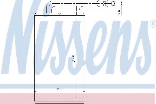 NISSENS 71740 Теплообменник, отопление салона для FORD TRANSIT NEO (Форд Трансит нэо) NISSENS 71740 Теплообменник, отопление салона для FORD TRANSIT NEO (Форд Трансит нэо)