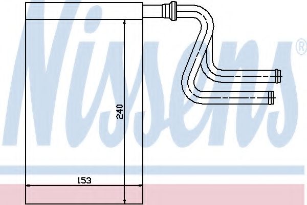 NISSENS 71745 Теплообменник, отопление салона для FORD MONDEO (Форд Мондэо) NISSENS 71745 Теплообменник, отопление салона для FORD MONDEO (Форд Мондэо)