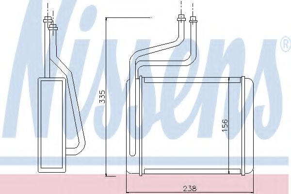 NISSENS 71744 Теплообменник, отопление салона для FORD MONDEO (Форд Мондэо) NISSENS 71744 Теплообменник, отопление салона для FORD MONDEO (Форд Мондэо)