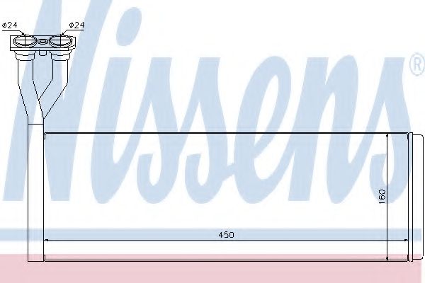 NISSENS 75005 Теплообменник, отопление салона для SCANIA P,G,R,T (Сканиа П,г,р,т) NISSENS 75005 Теплообменник, отопление салона для SCANIA P,G,R,T (Сканиа П,г,р,т)