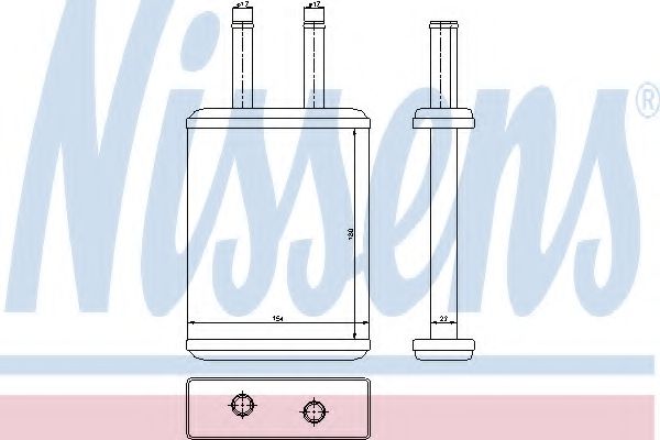 NISSENS 77524 Теплообменник, отопление салона для KIA MENTOR (Киа Мэнтор) NISSENS 77524 Теплообменник, отопление салона для KIA MENTOR (Киа Мэнтор)