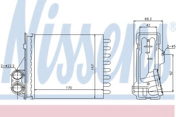 NISSENS 76512 Теплообменник, отопление салона для DACIA SANDERO (Дача Сандэро) NISSENS 76512 Теплообменник, отопление салона для DACIA SANDERO (Дача Сандэро)