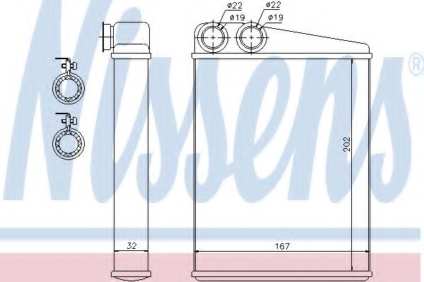 NISSENS 72046 Теплообменник, отопление салона для MERCEDES-BENZ GL-CLASS (Мэрcэдэс-бэнз Жл класс) NISSENS 72046 Теплообменник, отопление салона для MERCEDES-BENZ GL-CLASS (Мэрcэдэс-бэнз Жл класс)