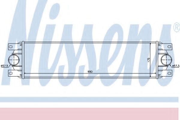 NISSENS 96890 Интеркулер 