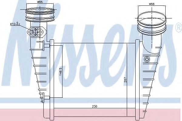 NISSENS 96731 Интеркулер 