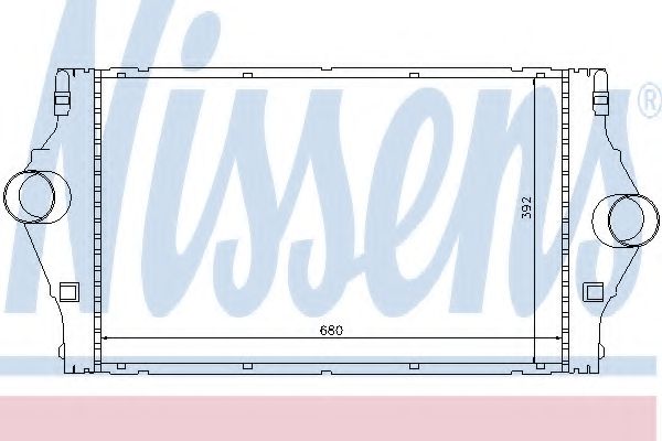 NISSENS 96778 Интеркулер 