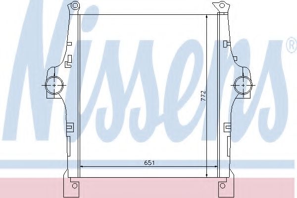 NISSENS 97047 Интеркулер 