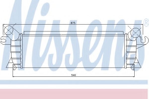 NISSENS 96648 Интеркулер 