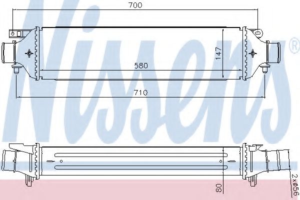 NISSENS 96477 Интеркулер 