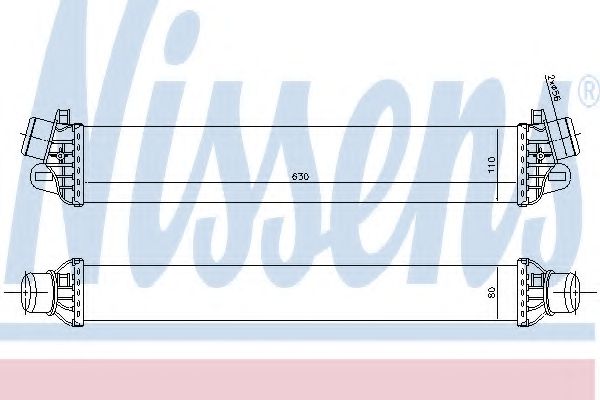NISSENS 96505 Интеркулер 