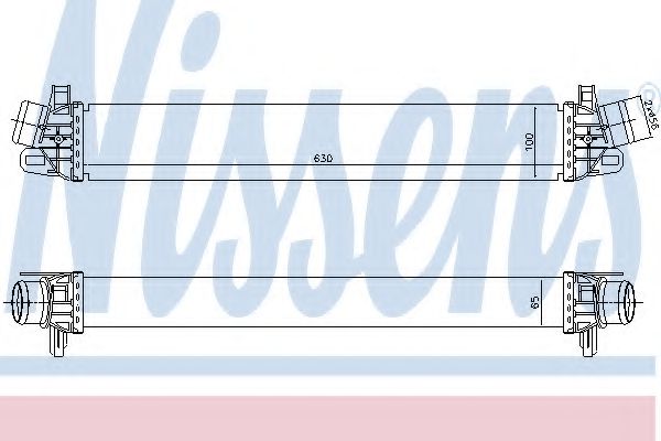 NISSENS 96507 Интеркулер 