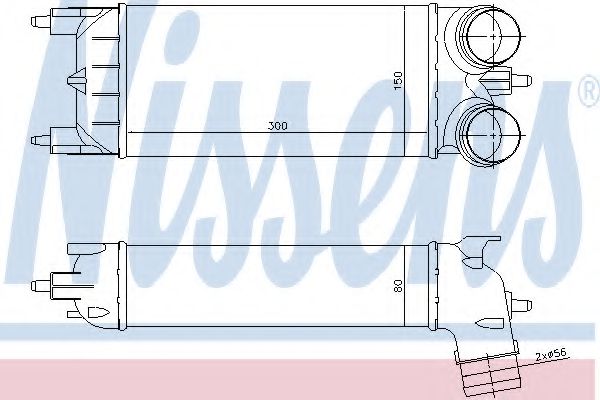 NISSENS 96511 Интеркулер 