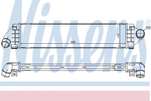 NISSENS 96560 Интеркулер 