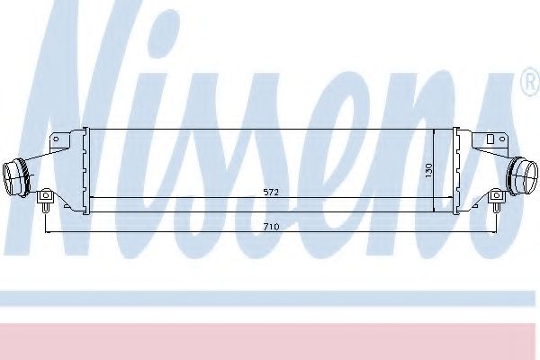 NISSENS 96588 Интеркулер 