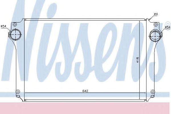 NISSENS 96614 Интеркулер 