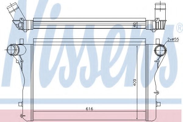 NISSENS 96420 Интеркулер 