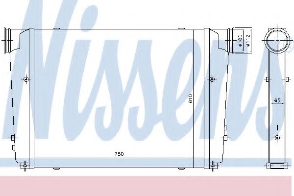 NISSENS 97092 Интеркулер 