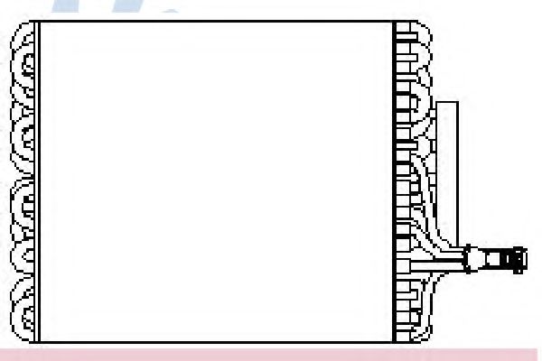 NISSENS 92135 Испаритель, кондиционер для VOLKSWAGEN VENTO (Фольксваген Венто)