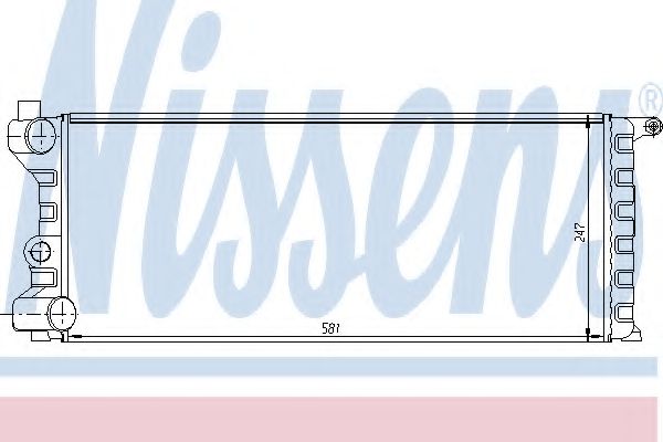 NISSENS 62312 Радиатор, охлаждение двигателя для LANCIA (Лансиа/лянча) NISSENS 62312 Радиатор, охлаждение двигателя для LANCIA (Лансиа/лянча)