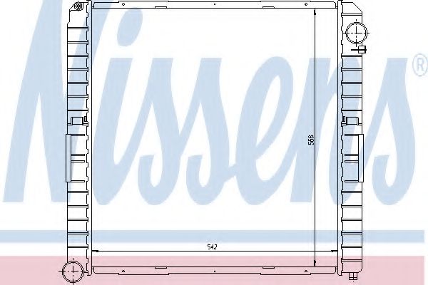NISSENS 62345A Радиатор, охлаждение двигателя 