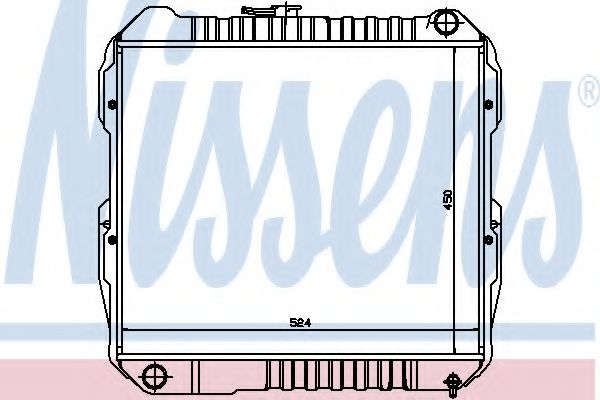 NISSENS 64846 Радиатор, охлаждение двигателя для TOYOTA 4 RUNNER (Тойота/тоета 4 руннэр) NISSENS 64846 Радиатор, охлаждение двигателя для TOYOTA 4 RUNNER (Тойота/тоета 4 руннэр)