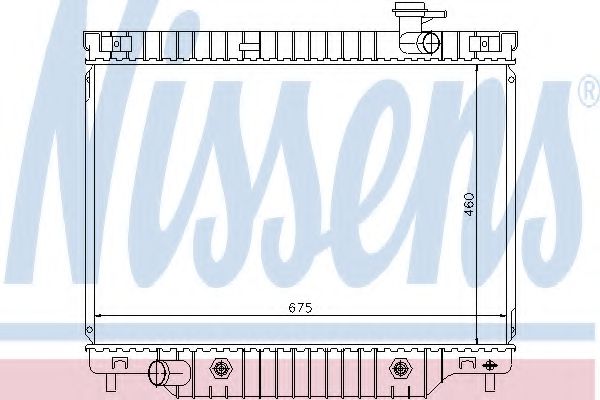 NISSENS 69211 Радиатор, охлаждение двигателя для CHEVROLET TRAILBLAZER (Шевроле Траилблазэр) NISSENS 69211 Радиатор, охлаждение двигателя для CHEVROLET TRAILBLAZER (Шевроле Траилблазэр)