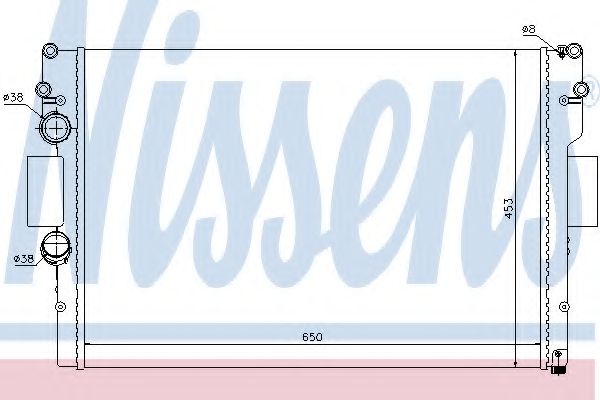 NISSENS 61987 Радиатор, охлаждение двигателя для IVECO DAILY V (Ивеко Даилъ v) NISSENS 61987 Радиатор, охлаждение двигателя для IVECO DAILY V (Ивеко Даилъ v)