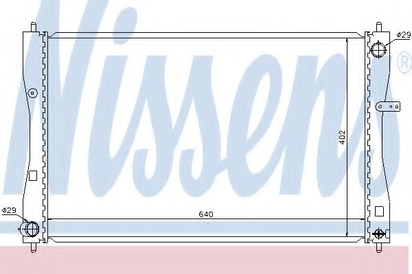 NISSENS 68184 Радиатор, охлаждение двигателя для SMART FORFOUR (Смарт Форфоур) NISSENS 68184 Радиатор, охлаждение двигателя для SMART FORFOUR (Смарт Форфоур)