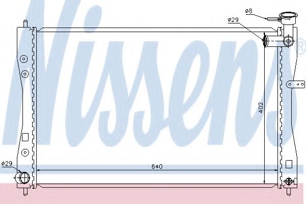 NISSENS 68185 Радиатор, охлаждение двигателя для SMART FORFOUR (Смарт Форфоур) NISSENS 68185 Радиатор, охлаждение двигателя для SMART FORFOUR (Смарт Форфоур)