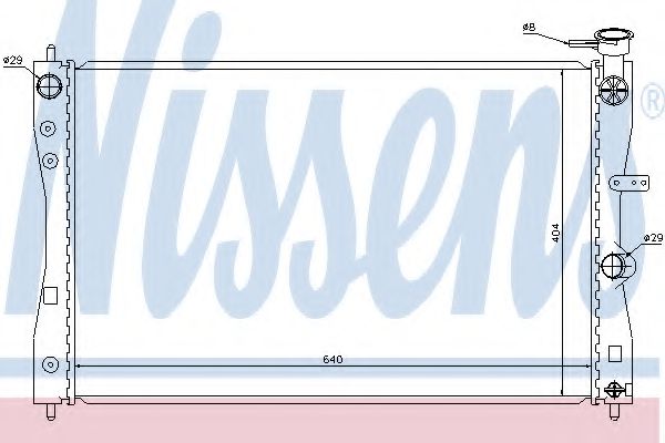 NISSENS 68183 Радиатор, охлаждение двигателя для SMART FORFOUR (Смарт Форфоур) NISSENS 68183 Радиатор, охлаждение двигателя для SMART FORFOUR (Смарт Форфоур)