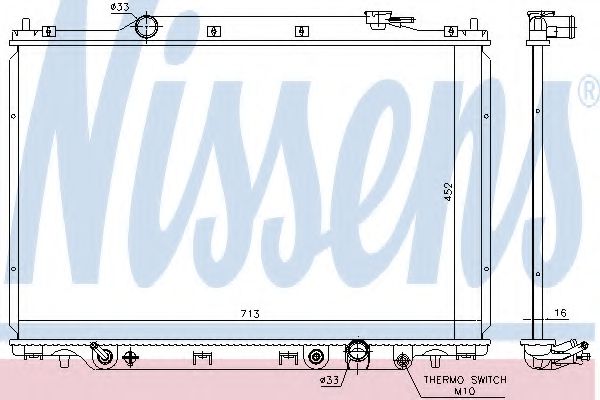 NISSENS 681382 Радиатор, охлаждение двигателя для HONDA STEPWGN (Хонда Стэпвгн) NISSENS 681382 Радиатор, охлаждение двигателя для HONDA STEPWGN (Хонда Стэпвгн)