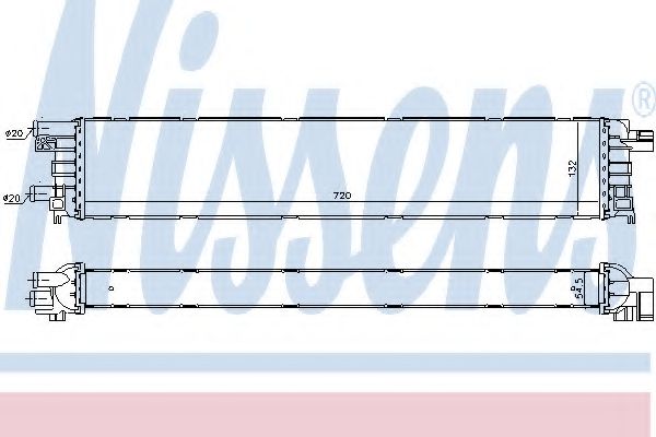 NISSENS 60355 Радиатор, охлаждение двигателя 