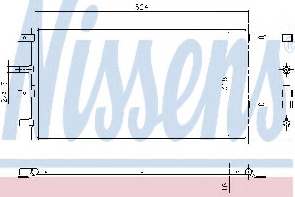 NISSENS 61966 Радиатор, охлаждение двигателя для IVECO DAILY V (Ивеко Даилъ v) NISSENS 61966 Радиатор, охлаждение двигателя для IVECO DAILY V (Ивеко Даилъ v)