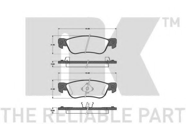 NK 221406 Тормозные колодки для ISUZU ELF (Исузу Элф) NK 221406 Тормозные колодки для ISUZU ELF (Исузу Элф)