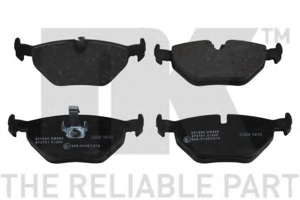 NK 221524 Тормозные колодки для BMW (Бмв) NK 221524 Тормозные колодки для BMW (Бмв)