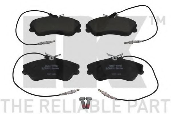 NK 221937 Тормозные колодки для PEUGEOT (Пежо) NK 221937 Тормозные колодки для PEUGEOT (Пежо)