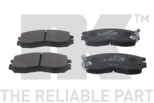 NK 223020 Тормозные колодки для MITSUBISHI ETERNA IV (Митсубиши/митсубиси Этэрна иv) NK 223020 Тормозные колодки для MITSUBISHI ETERNA IV (Митсубиши/митсубиси Этэрна иv)