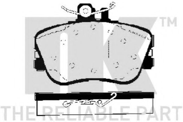 NK 223321 Тормозные колодки для MERCEDES-BENZ C-CLASS (Мэрcэдэс-бэнз С класс) NK 223321 Тормозные колодки для MERCEDES-BENZ C-CLASS (Мэрcэдэс-бэнз С класс)